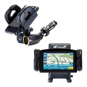 Unique Auto Cigarette Lighter and USB Charger Mounting System Includes Adjustable Holder for the Maylong FD-420 GPS For Dummies